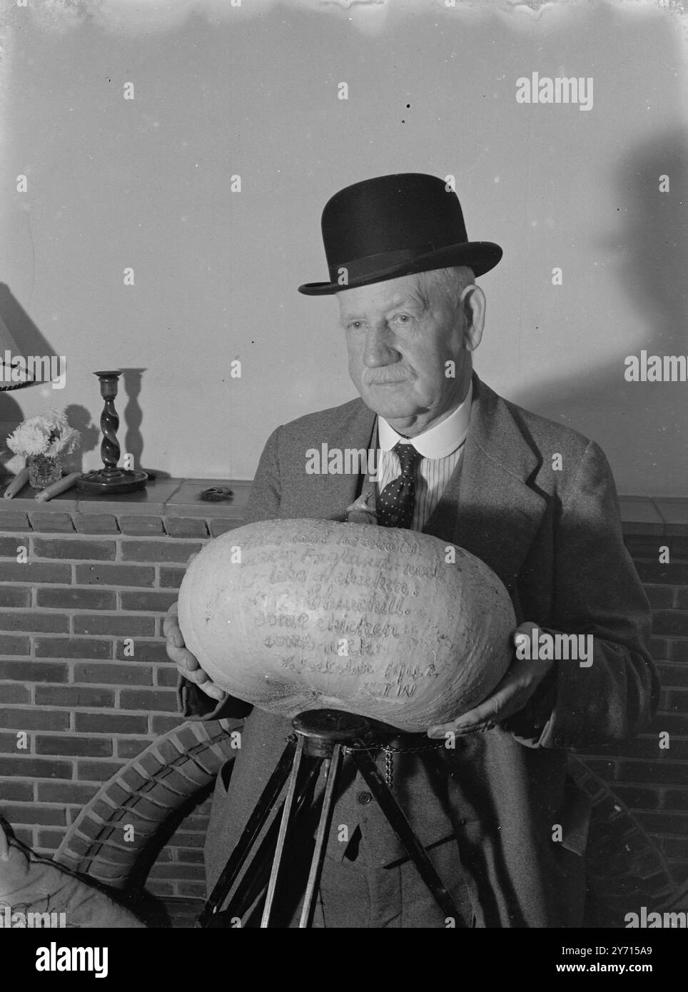 Sheridan Wood et citrouille 1942 Banque D'Images