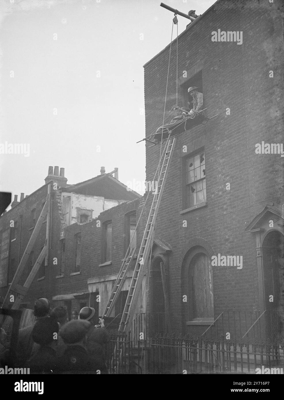 A.R.P Rescue 1940 Banque D'Images