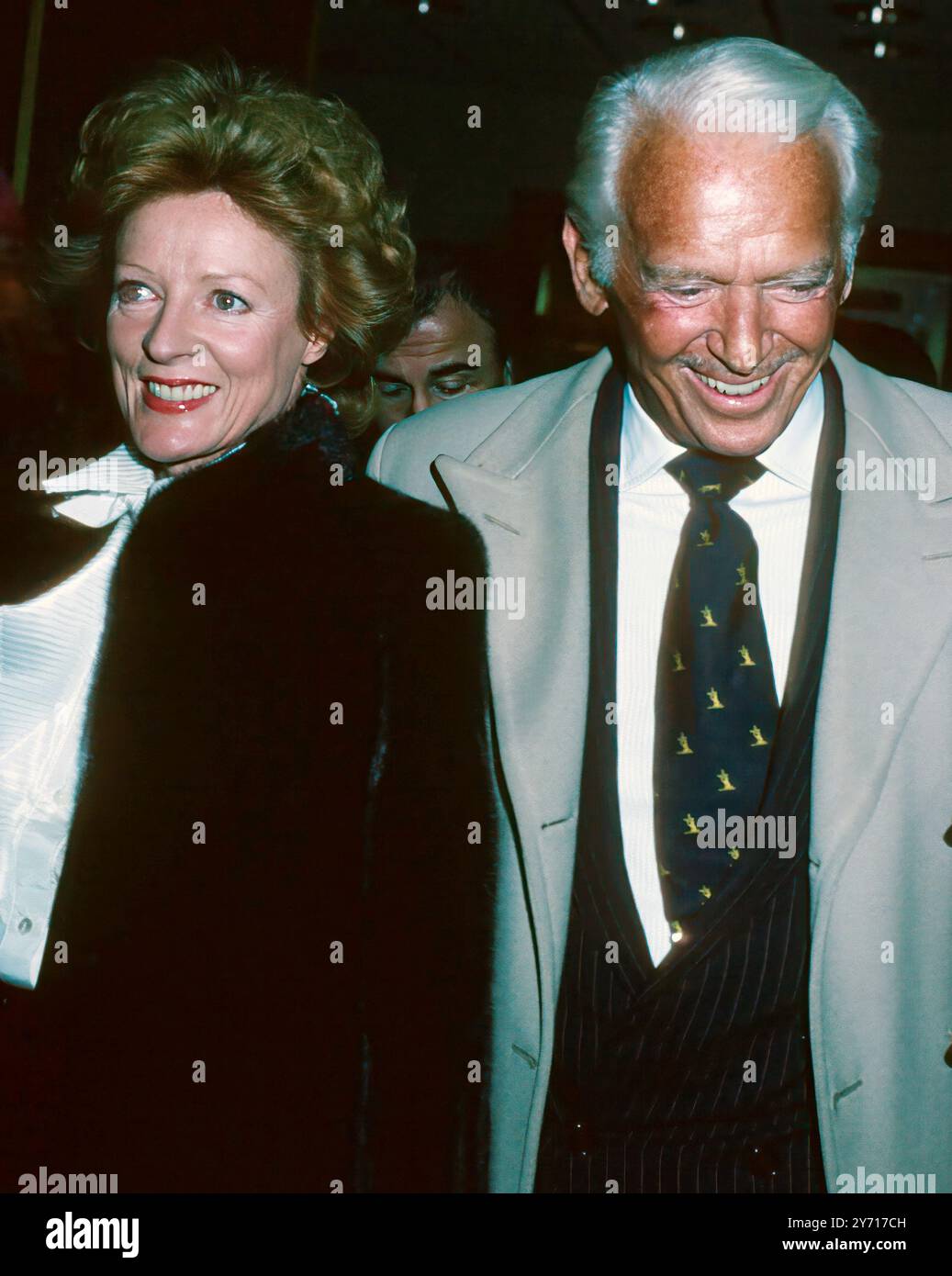 **FICHIER PHOTO** Maggie Smith est décédée. 1982 Maggie Smith Douglas Fairbanks John Barrett/PHOTOlink/MediaPunch/Alamy Live News Banque D'Images