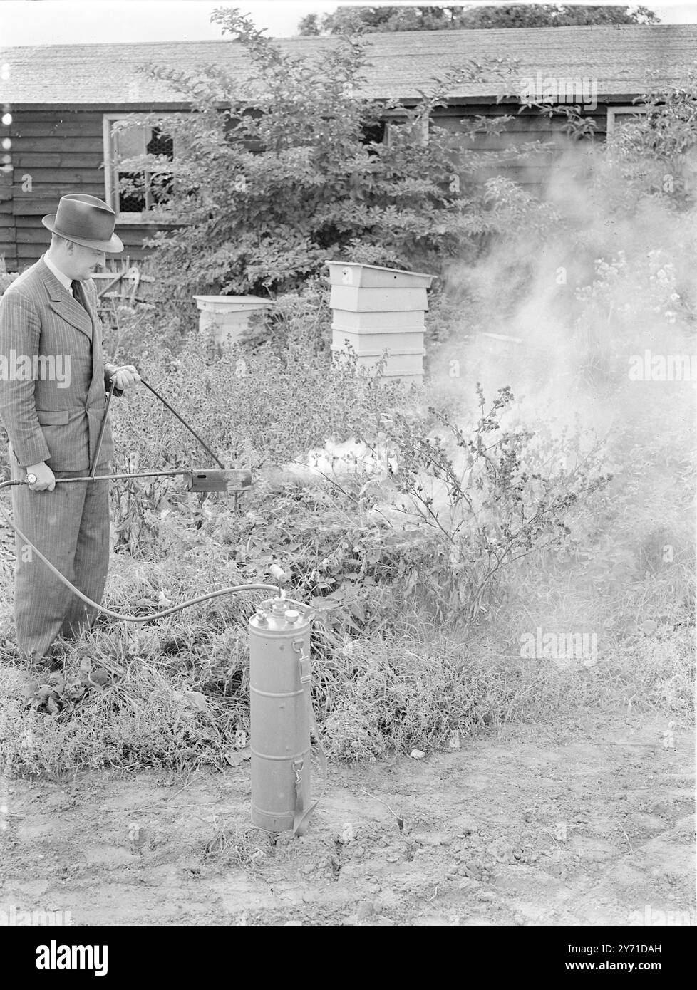 Flame Gun1940 Banque D'Images