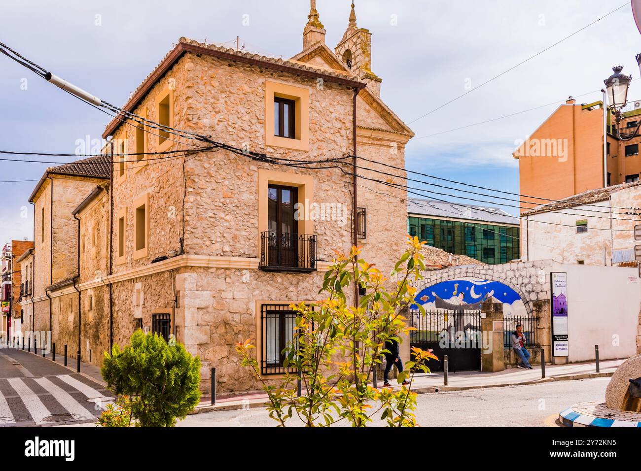 Le couvent de San Francisco est un bâtiment historique datant du 17ème siècle, appartenant à la communauté des Frères franciscains conventuels. Taranc Banque D'Images