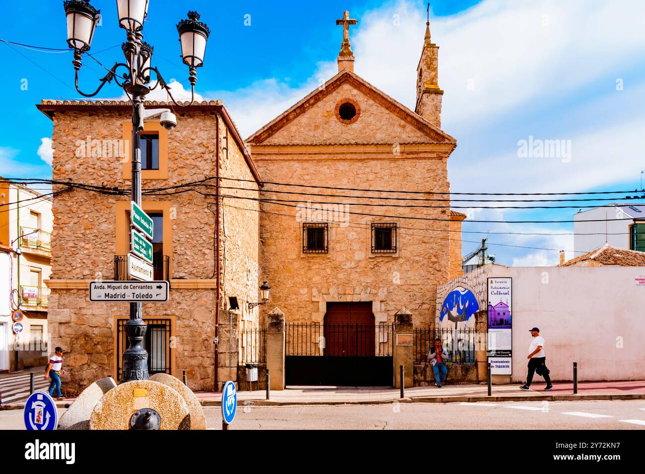 Le couvent de San Francisco est un bâtiment historique datant du 17ème siècle, appartenant à la communauté des Frères franciscains conventuels. Taranc Banque D'Images