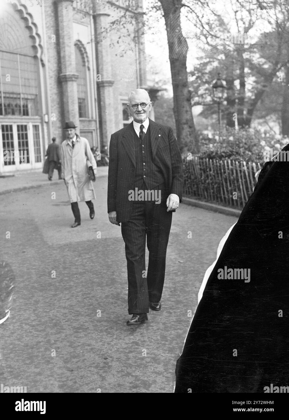 Mr. C. Dukes, C.B.E., - Président du T.U.C., Gen Municipal Workers Union, photographié lors du 78e Congrès annuel des syndicats, actuellement en session au Dome, Brighton. 22 octobre 1946 Banque D'Images