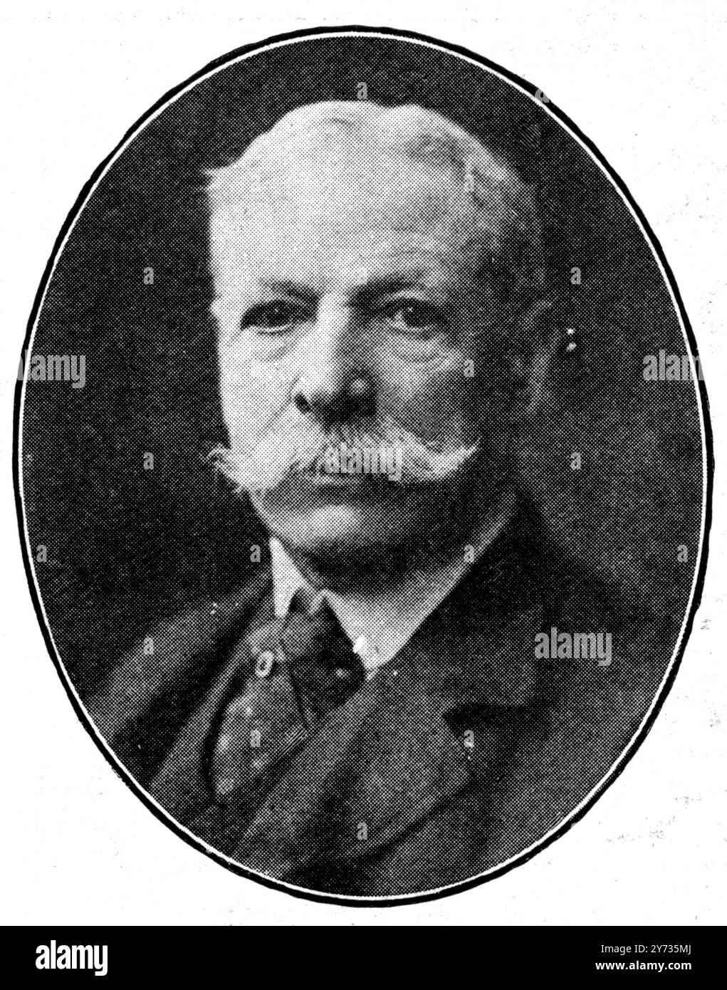M. Charles T Yerkes - Président de la Underground Electric Railways Company Limited. L'américain qui a électrifié les chemins de fer de Londres. Banque D'Images