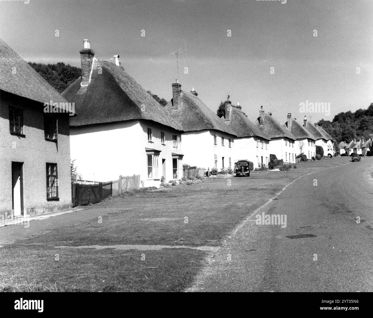 Milton Abbas Dorset 1960 Banque D'Images