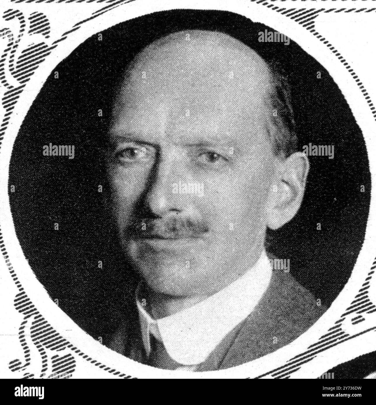 Le professeur Charles Thomson Rees Wilson, de l'Université de Cambridge, qui a partagé le prix Nobel de physique 1927 avec le professeur Arthur Compton, de Chicago, en reconnaissance de sa méthode d'observation des particules électifiées. 19 novembre 1927 Banque D'Images