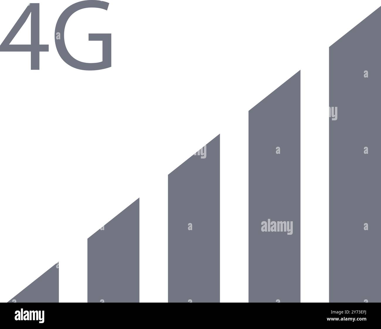 Icônes wi-fi et batterie du smartphone. Indicateurs de téléphone portable, niveaux de charge de la batterie, icônes de force du signal 5G et wifi ensemble d'illustrations vectorielles plates. Net Illustration de Vecteur