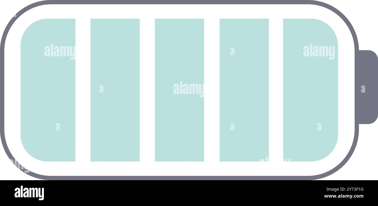 Icônes wi-fi et batterie du smartphone. Indicateurs de téléphone portable, niveaux de charge de la batterie, icônes de force du signal 5G et wifi ensemble d'illustrations vectorielles plates Illustration de Vecteur