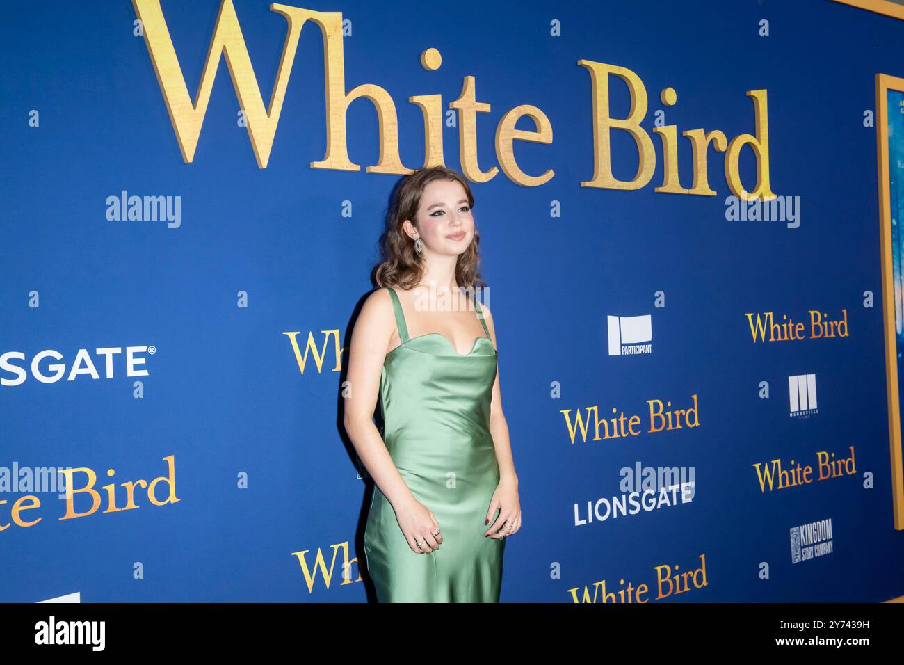 New York, New York, États-Unis. 26 septembre 2024. (NOUVEAU) projection New York de "White Bird" de Lionsgate. 26 septembre 2024, New York, New York, États-Unis : Ariella Glaser assiste à la projection New-yorkaise du Lionsgate "White Bird" au DGA Theater le 26 septembre 2024 à New York. (Crédit : M10s/TheNews2) (Foto : M10s/Thenews2/Zumapress) (crédit image : © Ron Adar/TheNEWS2 via ZUMA Press Wire) USAGE ÉDITORIAL SEULEMENT! Non destiné à UN USAGE commercial ! Banque D'Images