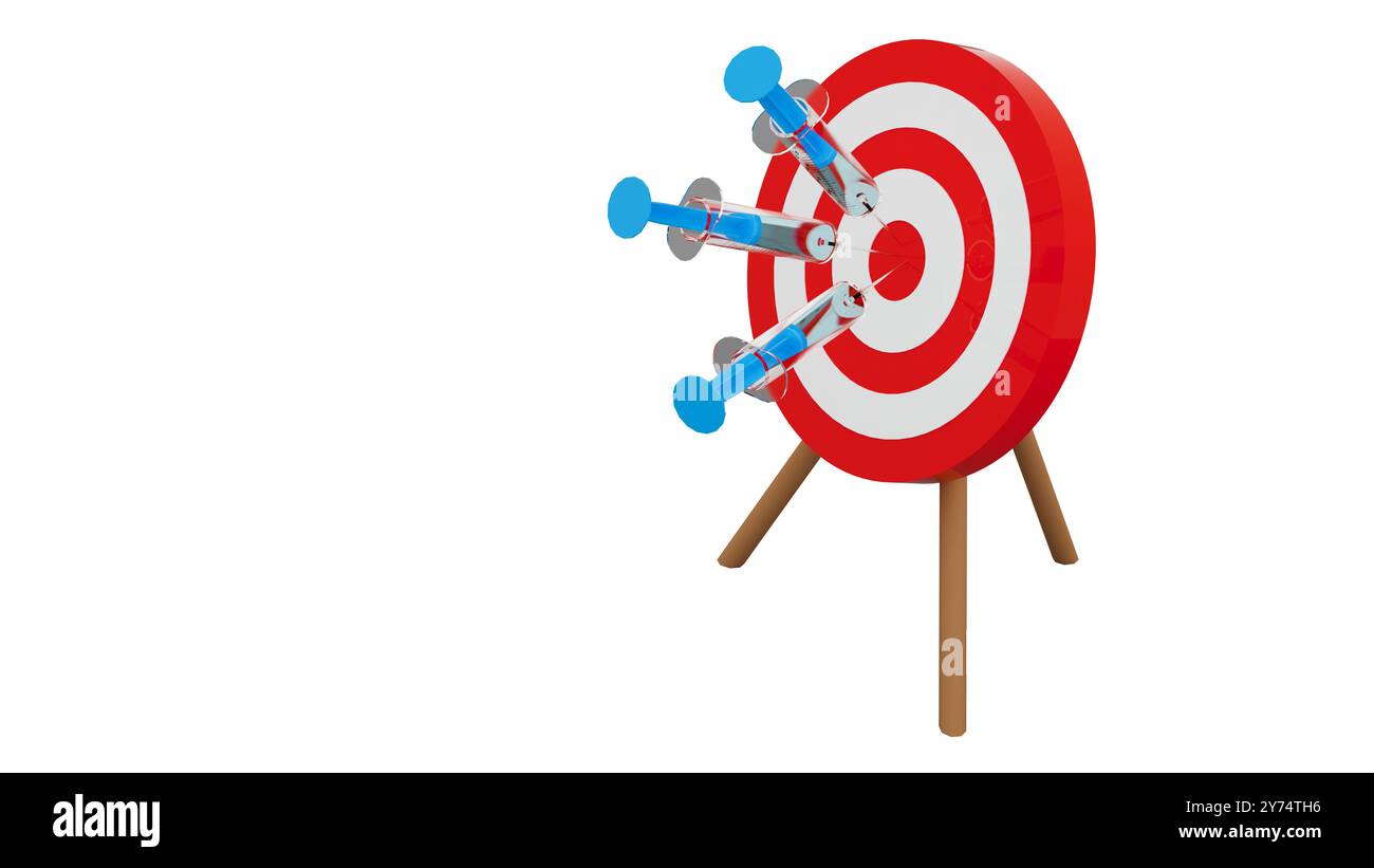 Recherche et découverte des médicaments, illustration conceptuelle. Banque D'Images