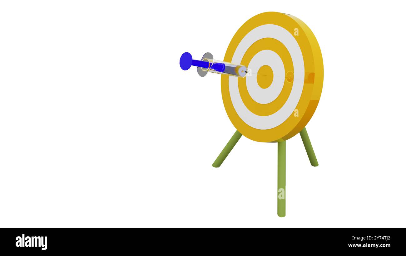 Recherche et découverte des médicaments, illustration conceptuelle. Banque D'Images