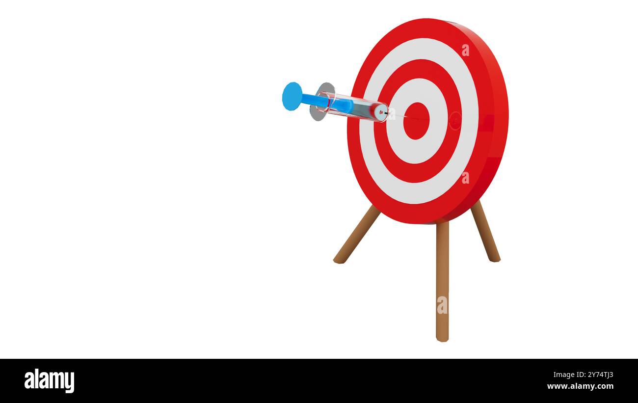 Recherche et découverte des médicaments, illustration conceptuelle. Banque D'Images