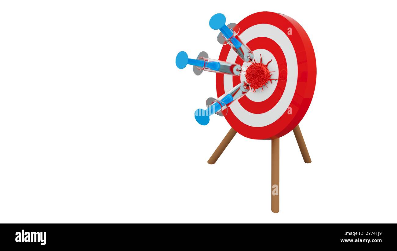 Recherche et découverte des médicaments, illustration conceptuelle. Banque D'Images