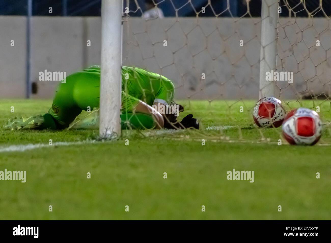 Match entre Corinthians et Marília, valable pour le Championnat Paulista féminin 2024, qui s'est tenu au stade Bento de Abreu Sampaio Vidal, connu sous le nom de Abreuzão, à Marília, SP Banque D'Images