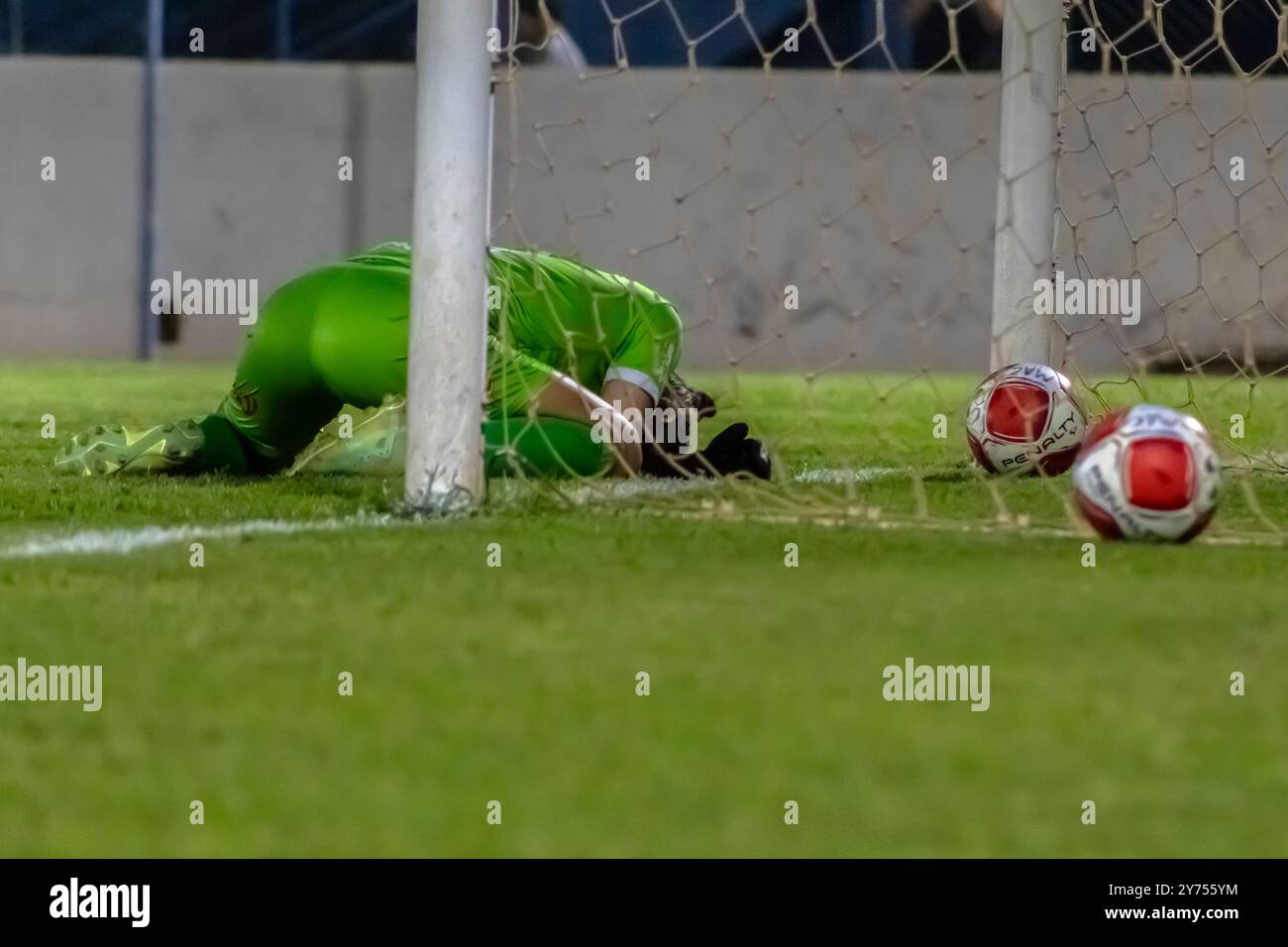 Match entre Corinthians et Marília, valable pour le Championnat Paulista féminin 2024, qui s'est tenu au stade Bento de Abreu Sampaio Vidal, connu sous le nom de Abreuzão, à Marília, SP Banque D'Images