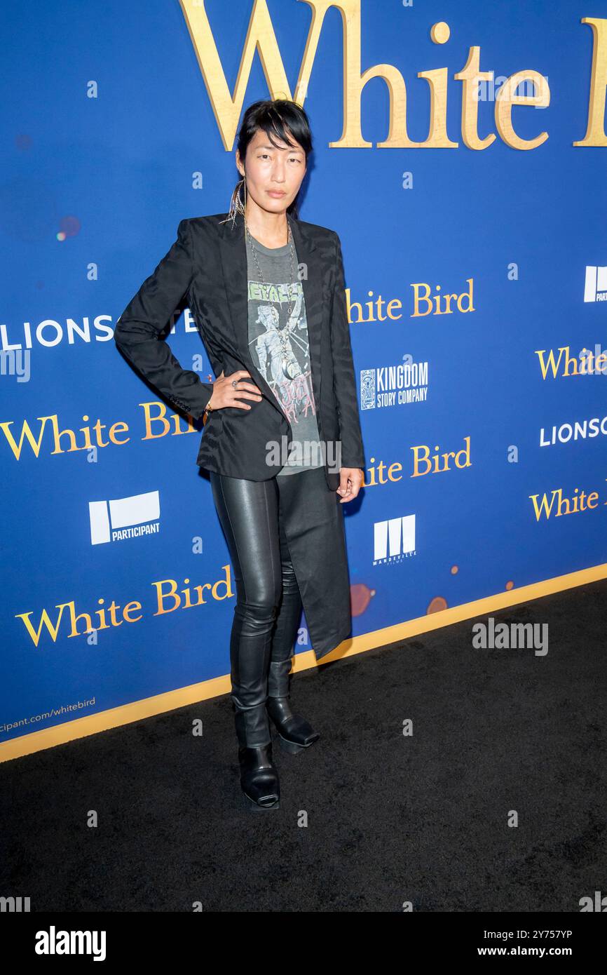 New York, États-Unis. 26 septembre 2024. Jihae assiste à la projection New-yorkaise de l'oiseau blanc du Lionsgate au DGA Theater de New York, USA, le 26 septembre 2024. (Photo de Thenews2/NurPhoto) crédit : NurPhoto SRL/Alamy Live News Banque D'Images