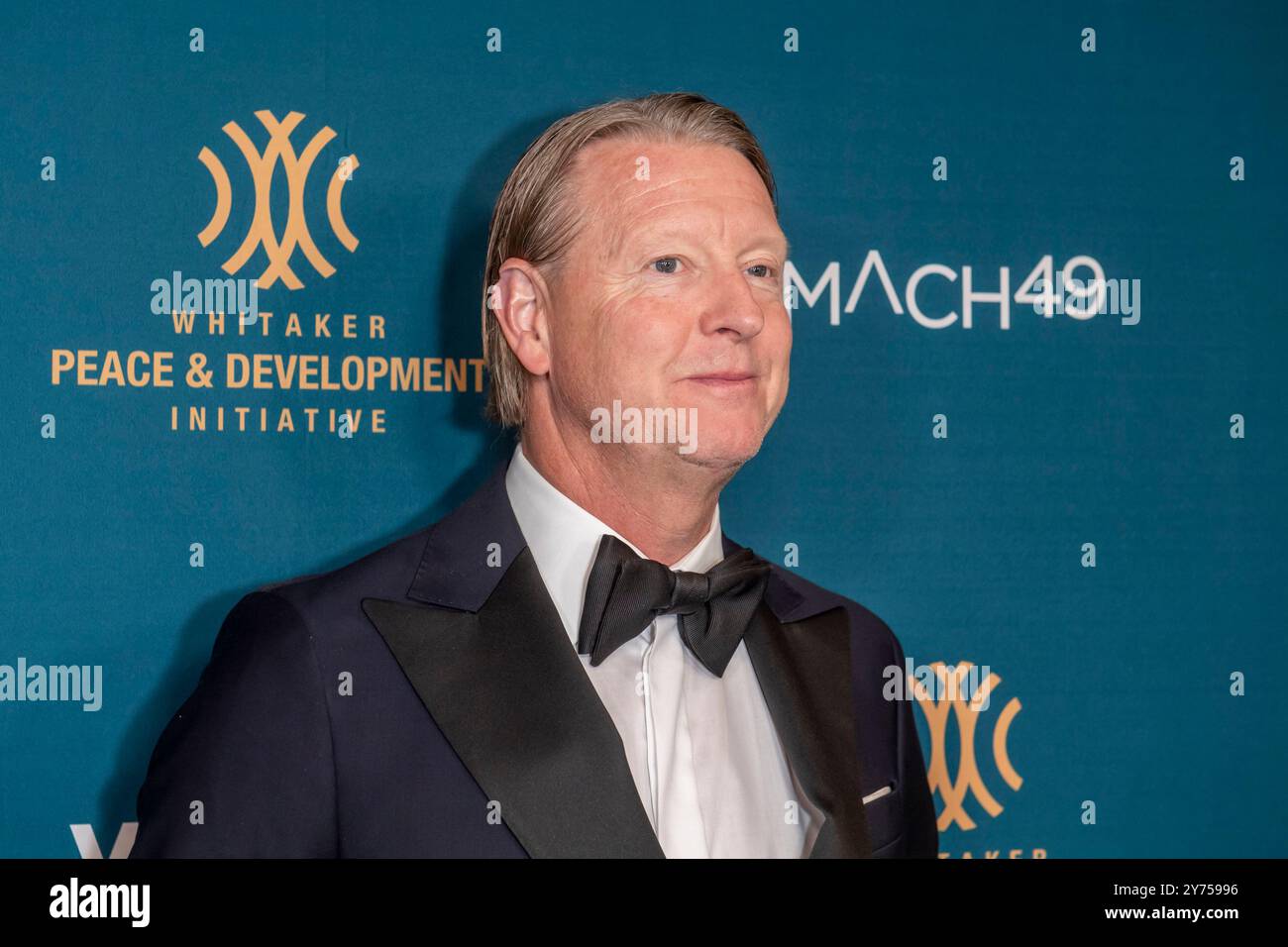 New York, États-Unis. 27 septembre 2024. Hans Vestberg, PDG et Président de Verizon, assiste au gala faces of Hope 2024 au Gotham Hall à New York, New York, États-Unis, le 27 septembre 2024. (Photo de Thenews2/NurPhoto) crédit : NurPhoto SRL/Alamy Live News Banque D'Images