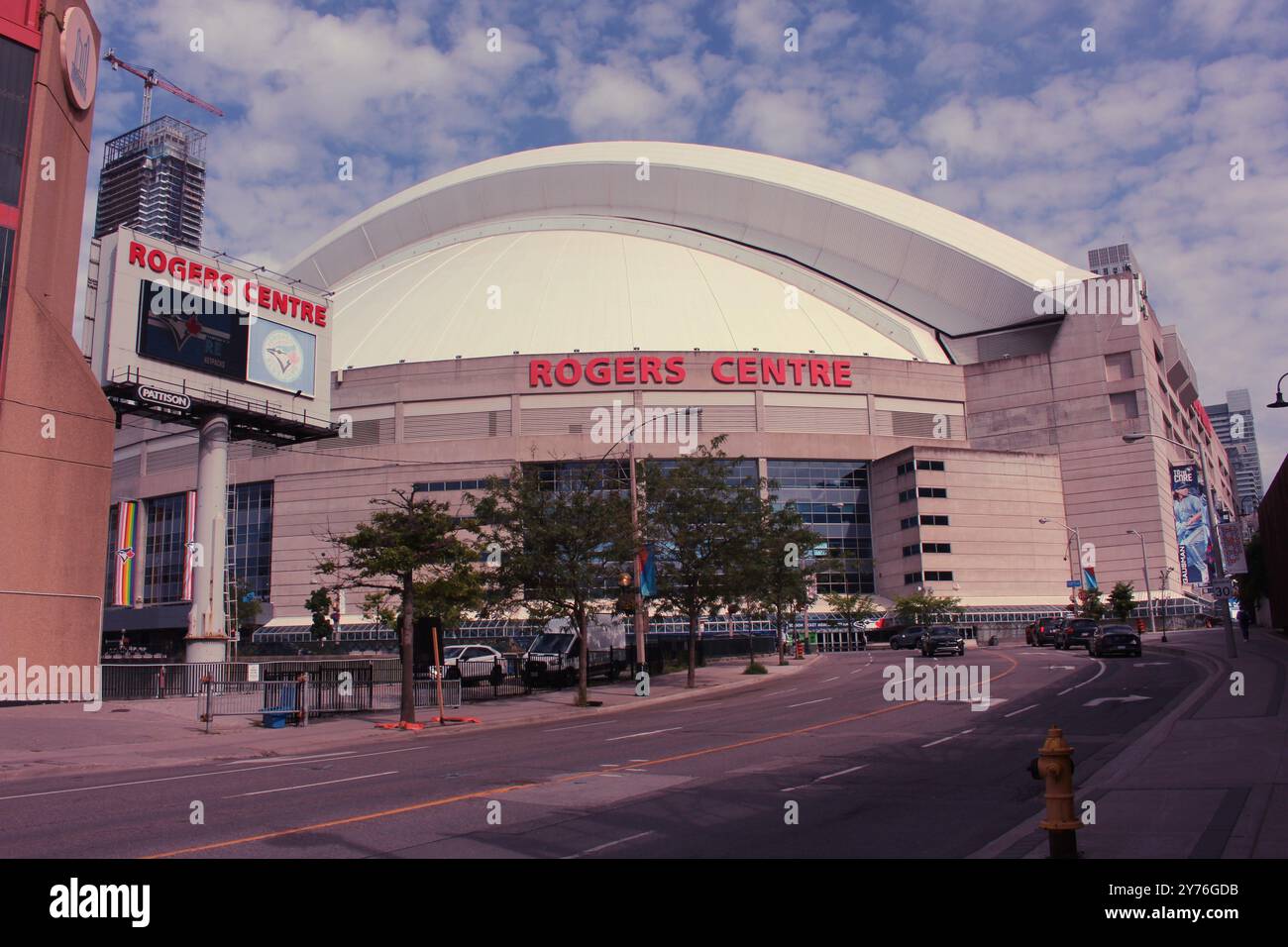 Le Rogers Centre, domicile de l'équipe de baseball des Blue Jays de Toronto. Banque D'Images