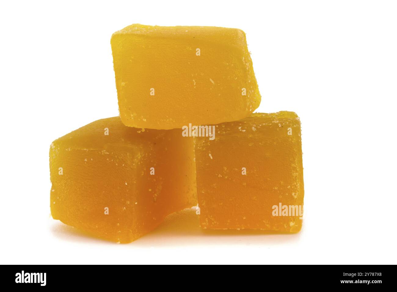 Cubes Rahat lukum isolés sur fond blanc Banque D'Images