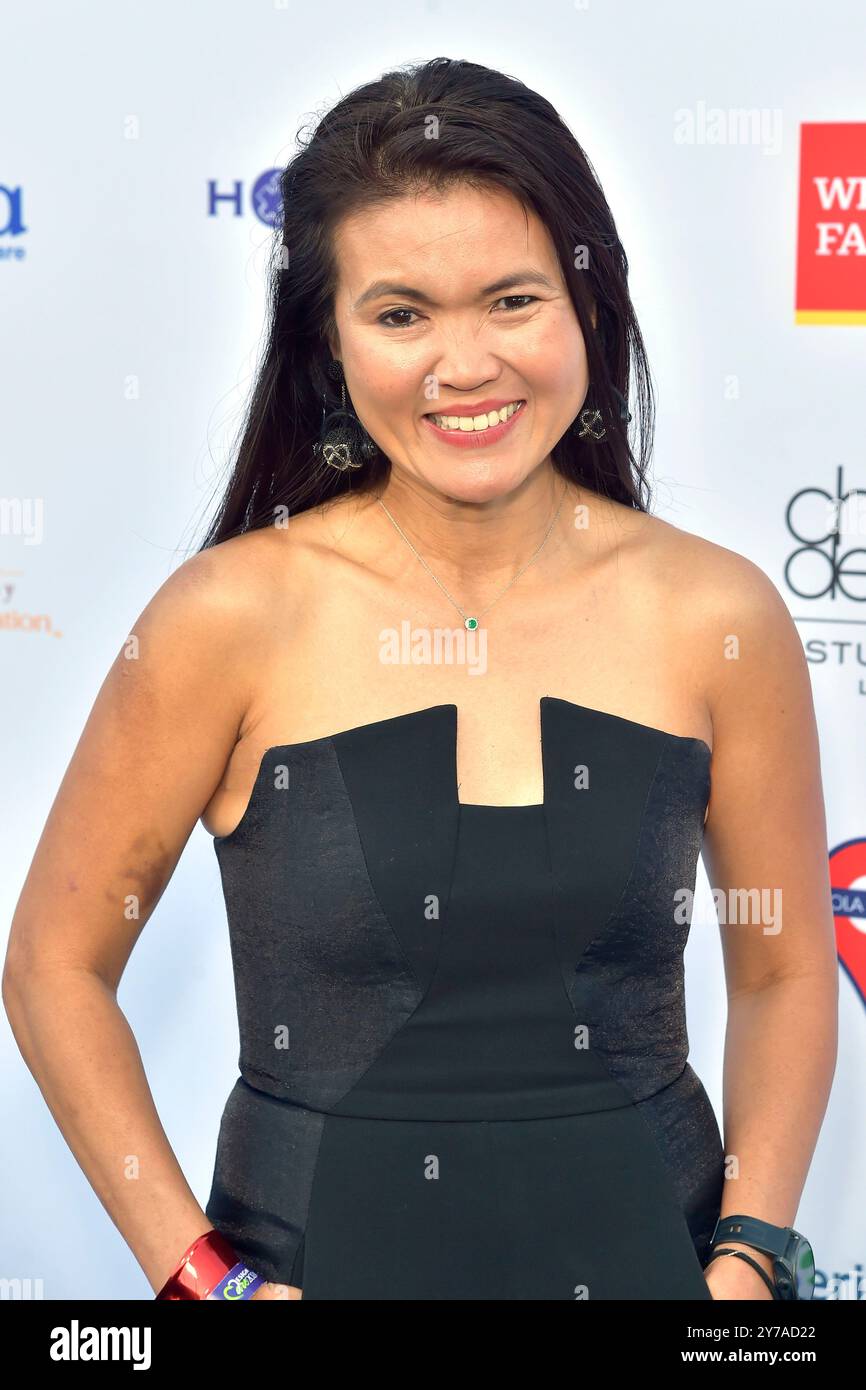 Michele Kong BEI der HollyRod Foundation DesignCares Gala im Rolling Greens DTLA. Los Angeles, 28.09.2024 Banque D'Images