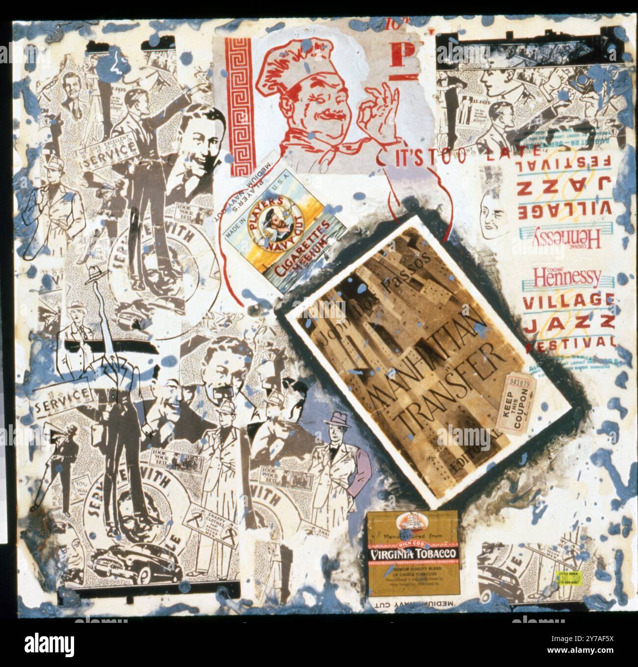 Décembre 1989. Œuvre de Ceesepe «Chambers suite Manhattan Transfer». Crédit : album / Archivo ABC / Cipriano Pastrano Banque D'Images