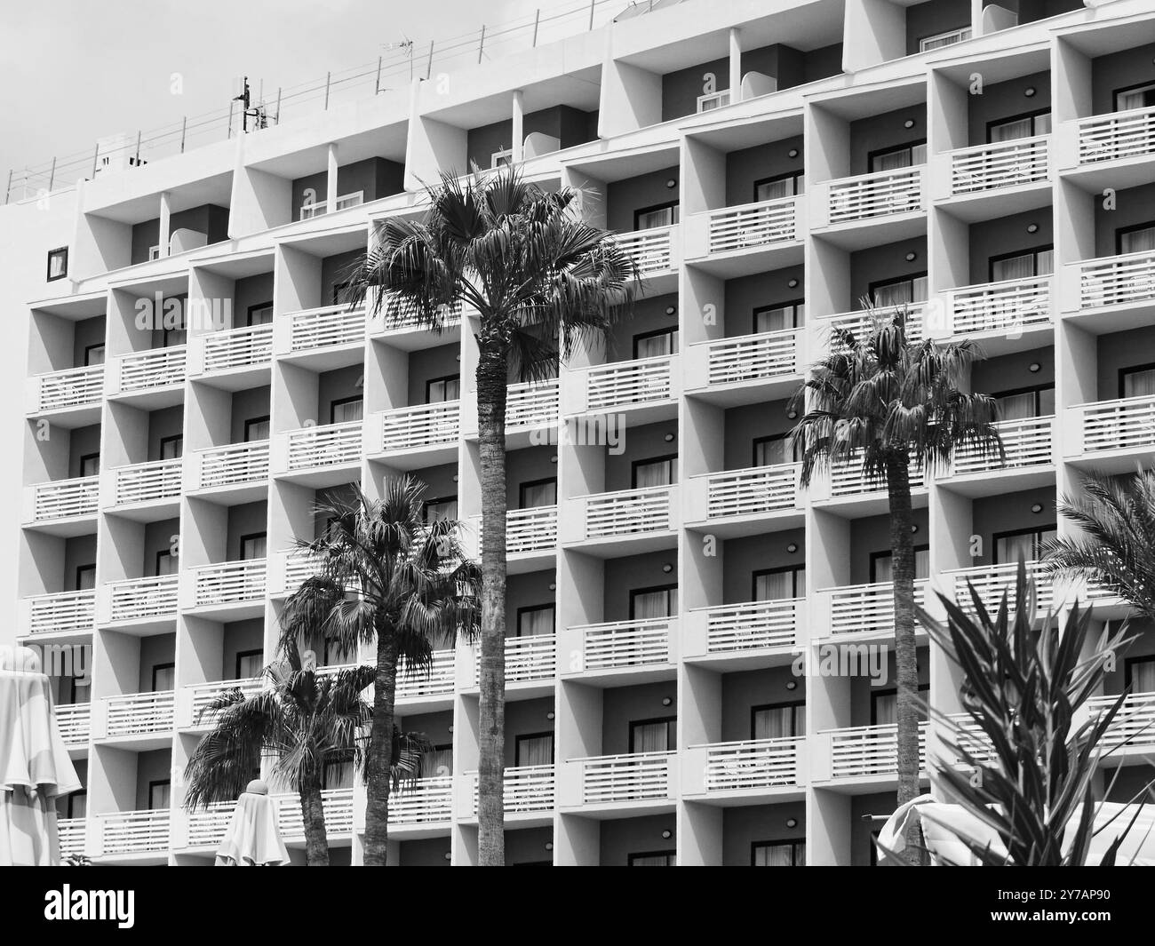 Torremolinos, Málaga, Espagne - 21 septembre 2024 : Hôtel Pez Espada. Ouvert en 1959. Banque D'Images