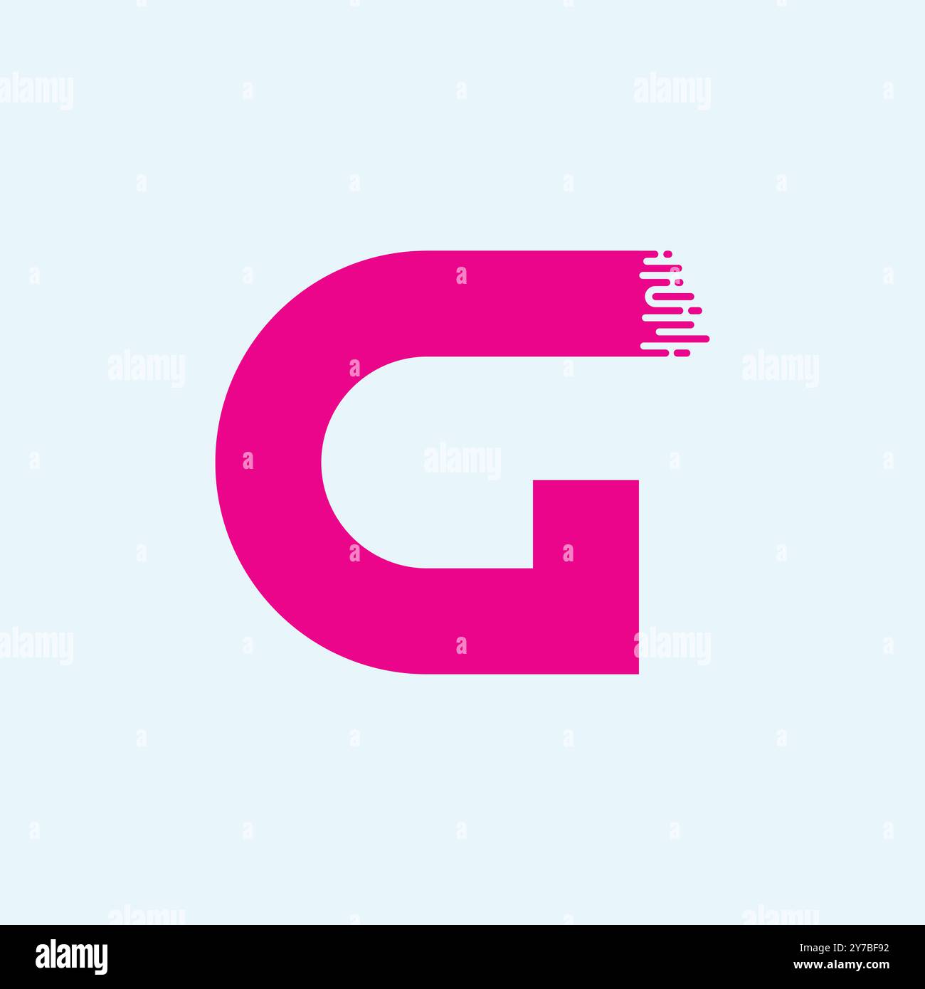 Logo lettre G simple et moderne Illustration de Vecteur
