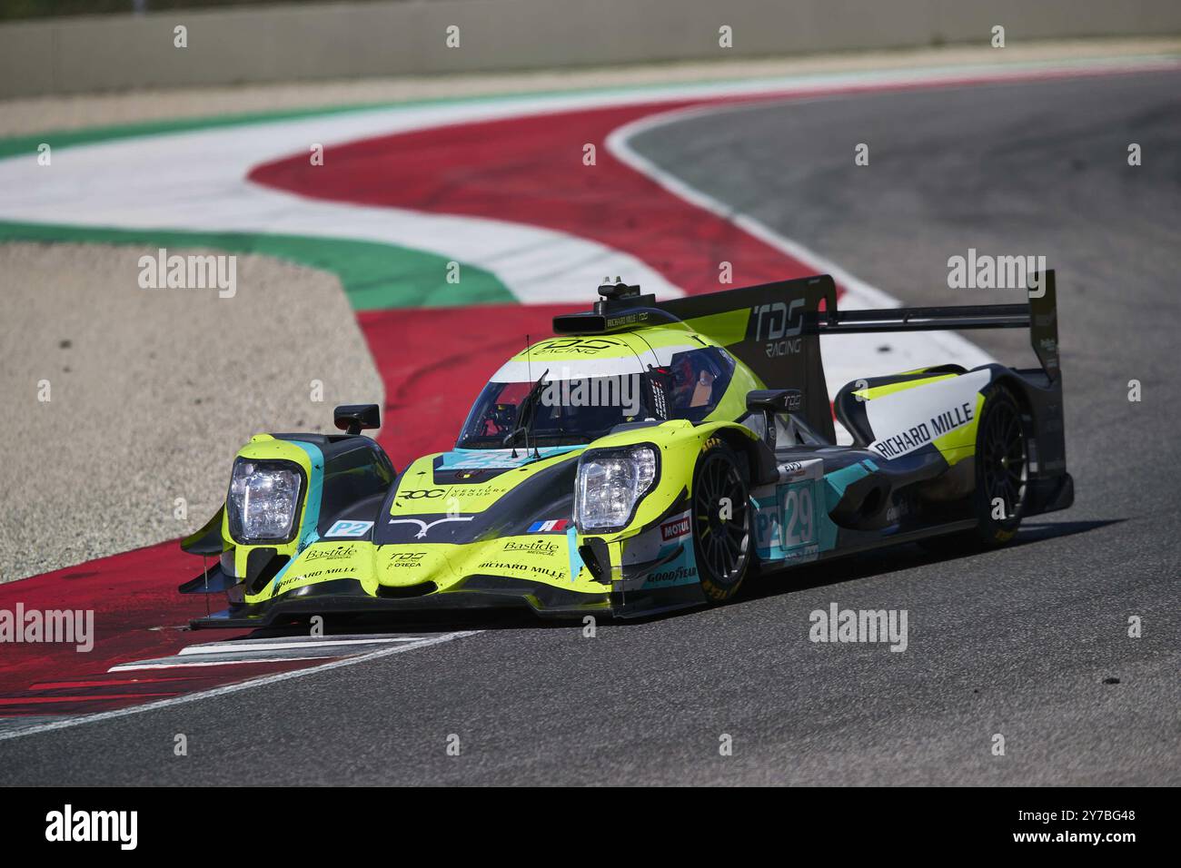 29 Rodrigo SALES (USA), Mathias BECHE (FRA), Gregoire SAUCY (CHE), RICHARD MILLE PAR TDS, ORECA 07-Gibson pendant ELMS - 4 heures de Mugello, course d'Endurance à Mugello, Italie, septembre 29 2024 Banque D'Images