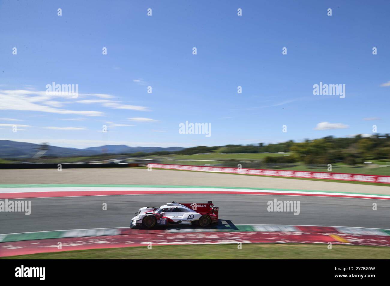 14 Jonny Edgar (GBR), Louis Deletraz (CHE), Robert Kubica (POL), AO BY TF, Oreca 07-Gibosn pendant ELMS - 4 heures de Mugello, course d'Endurance à Mugello, Italie, septembre 29 2024 Banque D'Images