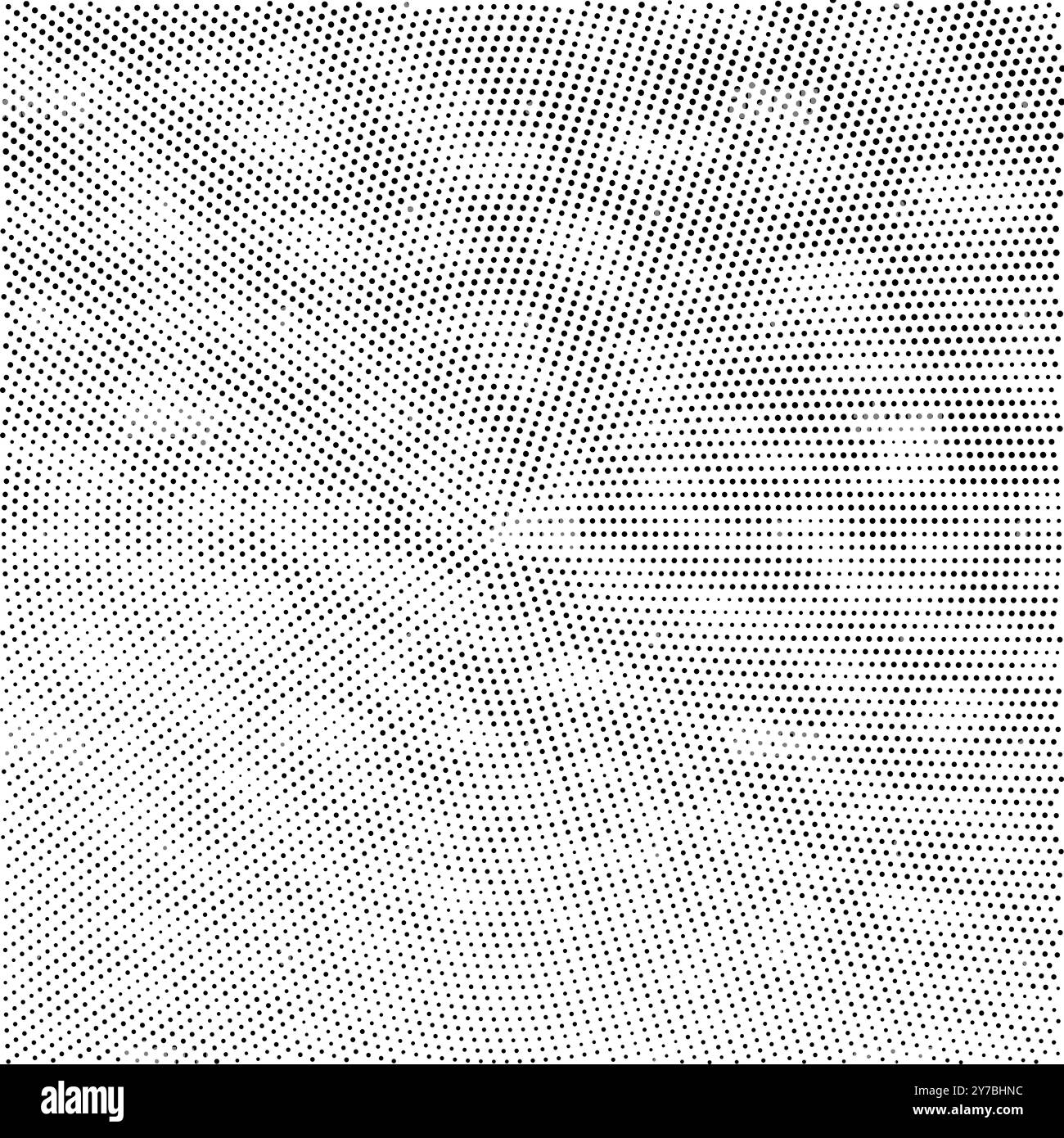 Modèle de demi-teinte. Ensemble de points. La texture en pointillés sur fond blanc. Grunge Overlay Modèle. La conception linéaire de détresse. Points monochromes de fondu. Pop Art Ba Banque D'Images