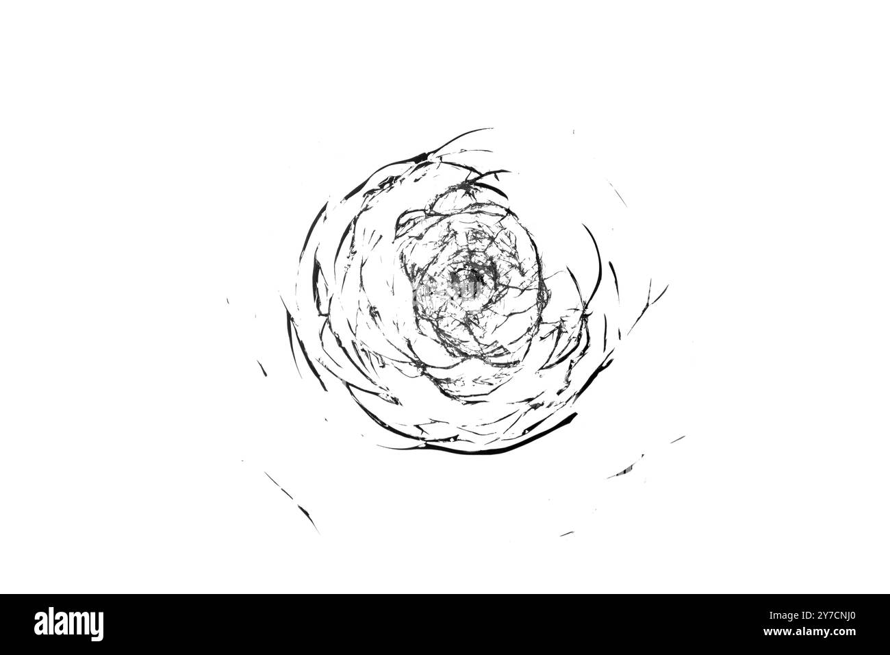 Texture de verre cassé sur un fond transparent Banque D'Images