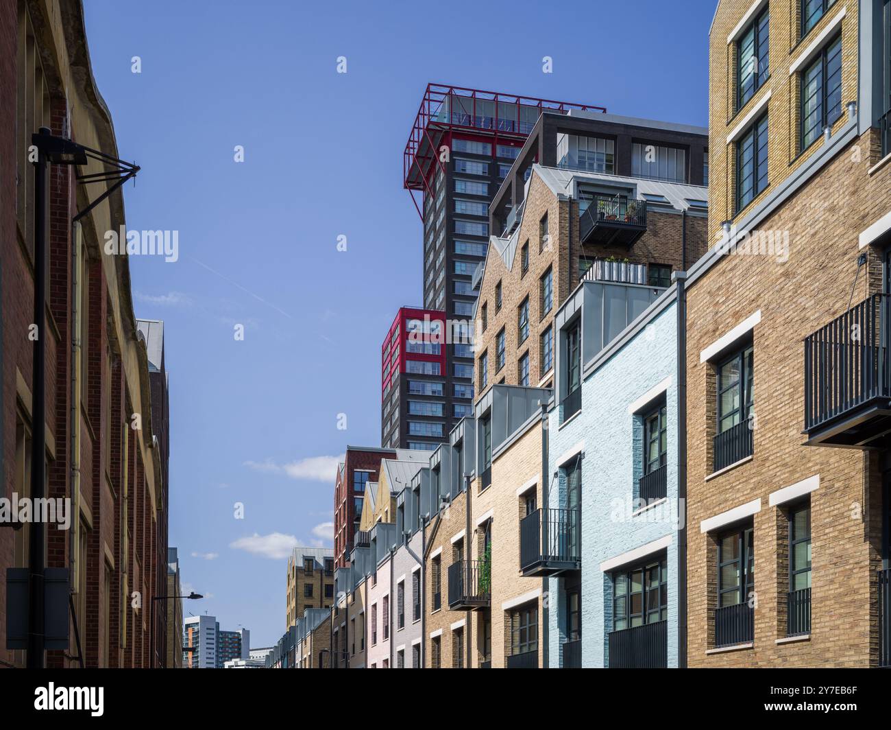 Développement Goodluck Hope, nouveaux appartements à E14 près de Trinity Buoy Wharf Banque D'Images