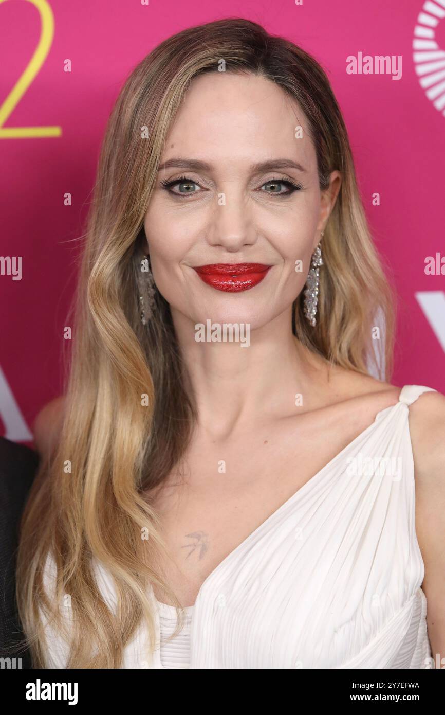 New York, New York, États-Unis. 29 septembre 2024. Angelina jolie assiste à la première de « Maria » au Festival du film de New York au Alice Tully Hall à New York. Crédit : Greg Allen/Alamy Live News. Banque D'Images