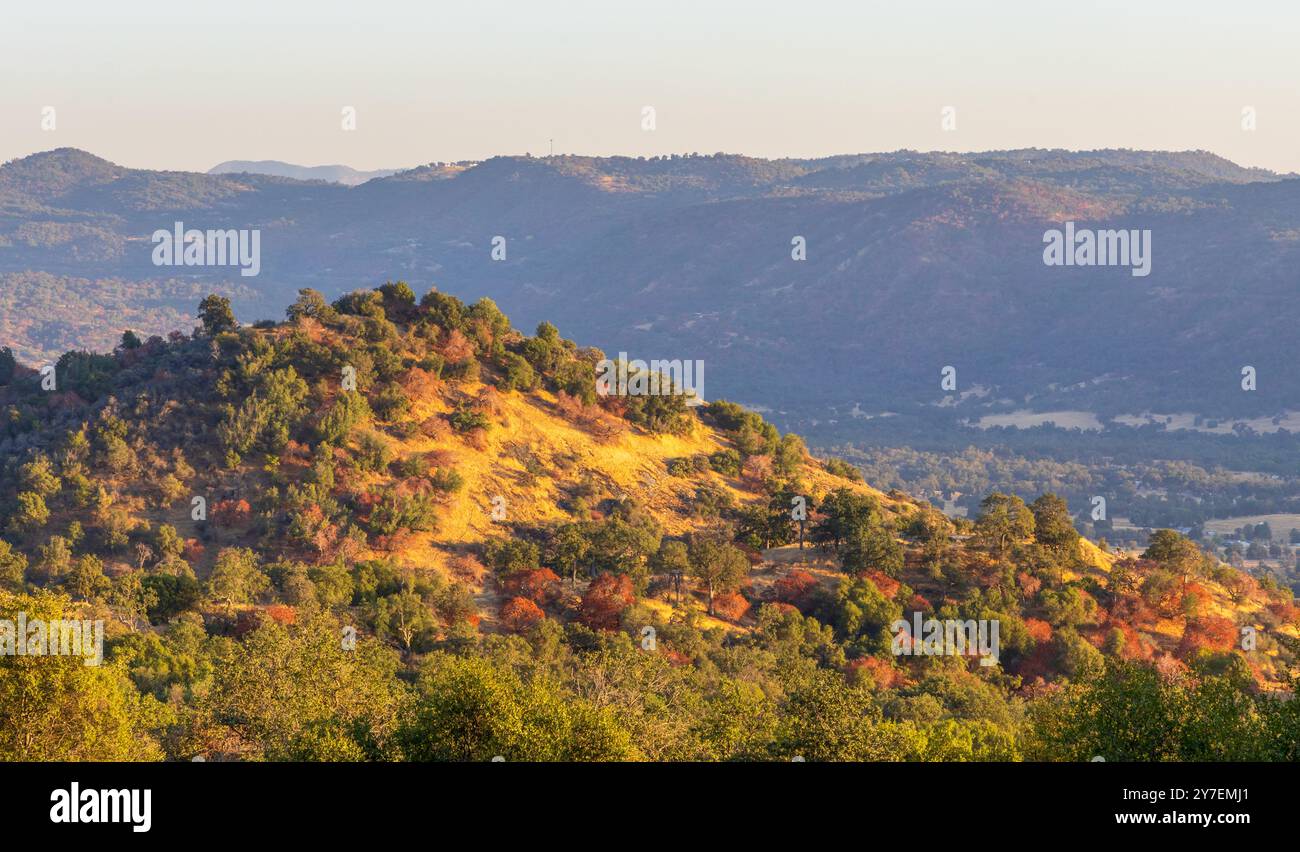 Paysage rural en Californie. Campagne des États-Unis Banque D'Images