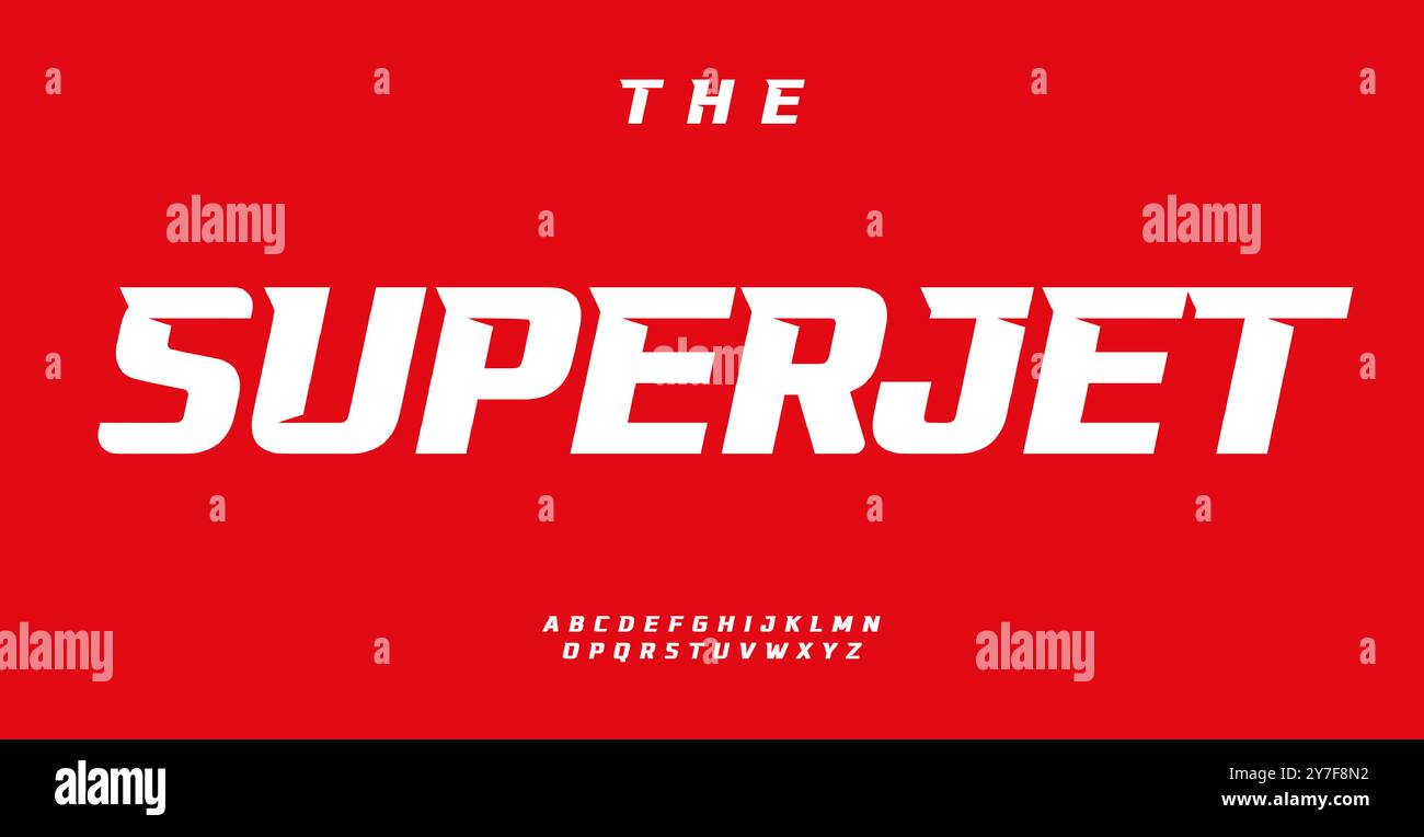 Alphabet géométrique gras, lettres avec barre oblique aiguë et bewel edgy. Police forte Edgy pour logo puissant, marque automobile, vêtements de sport, logo de gymnastique Illustration de Vecteur