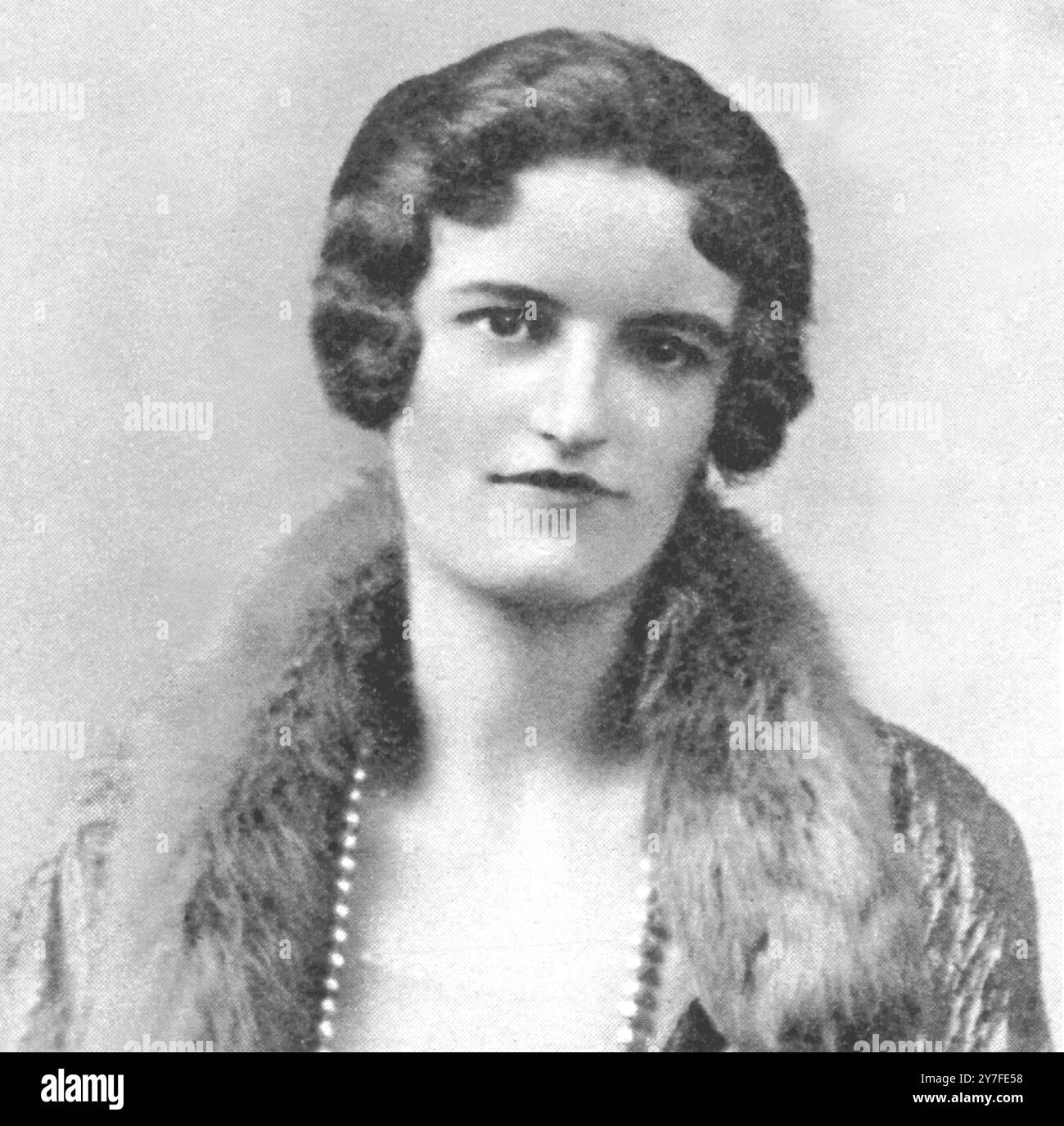 Lady Irene Curzon, héritière de ses pères baronnie de Ravensdale, 28 mars 1925 Banque D'Images