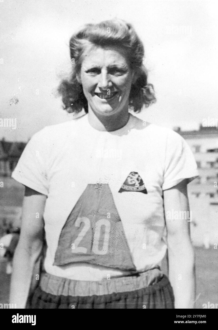 Fanny Blankers Koen Jeux Olympiques de 1948 Banque D'Images