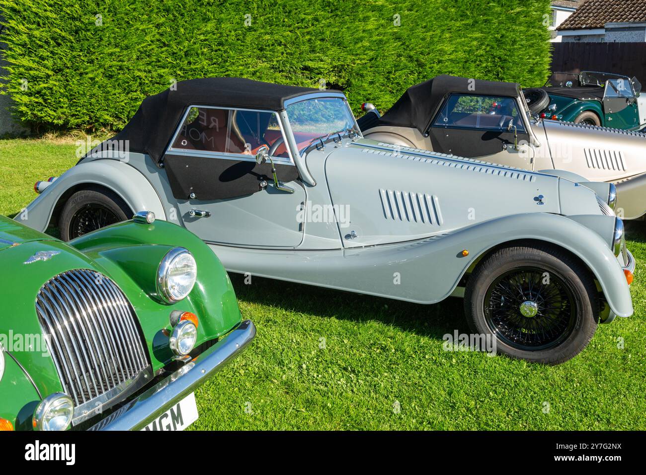 Le Morgan plus four est un roadster produit par le constructeur automobile britannique Morgan Banque D'Images