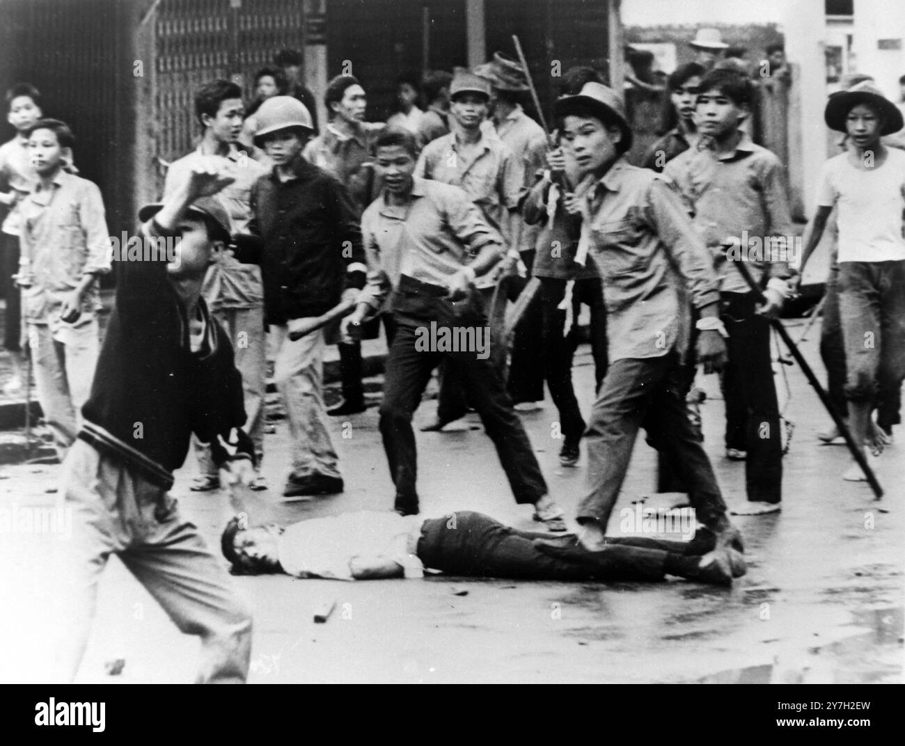 MANIFESTATIONS DE GUERRE DU VIETNAM À SAIGON, SUD-VIETNAM ; 29 AOÛT 1964 Banque D'Images