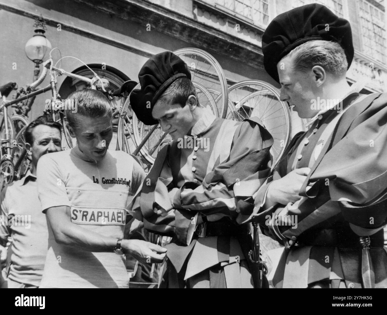 Casquette Cycliste Vintage Jacques Anquetil – BIC – Années 60 – Fabriquée En France