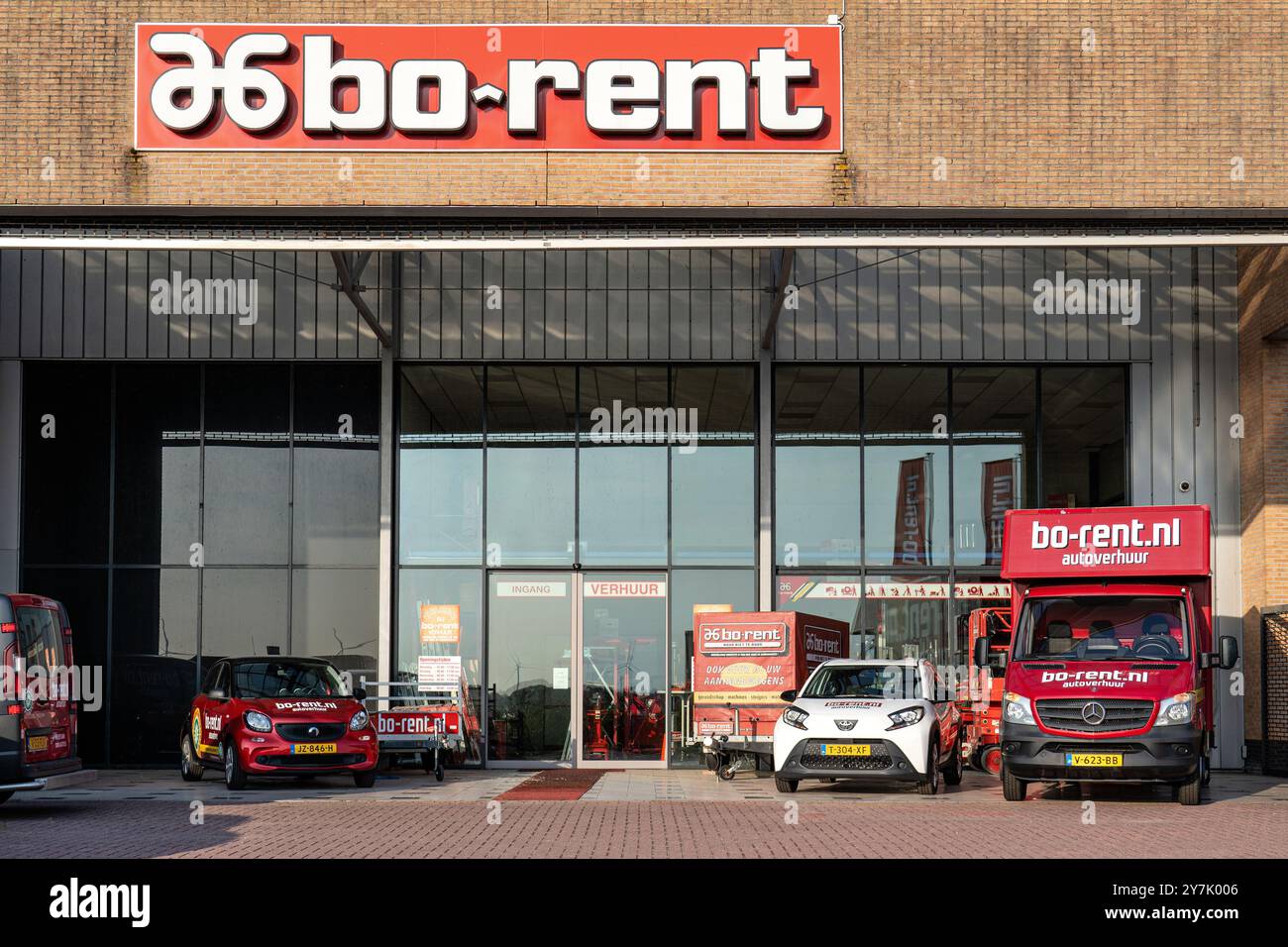 Magasin de location bo-Rent à Kampen, pays-Bas Banque D'Images