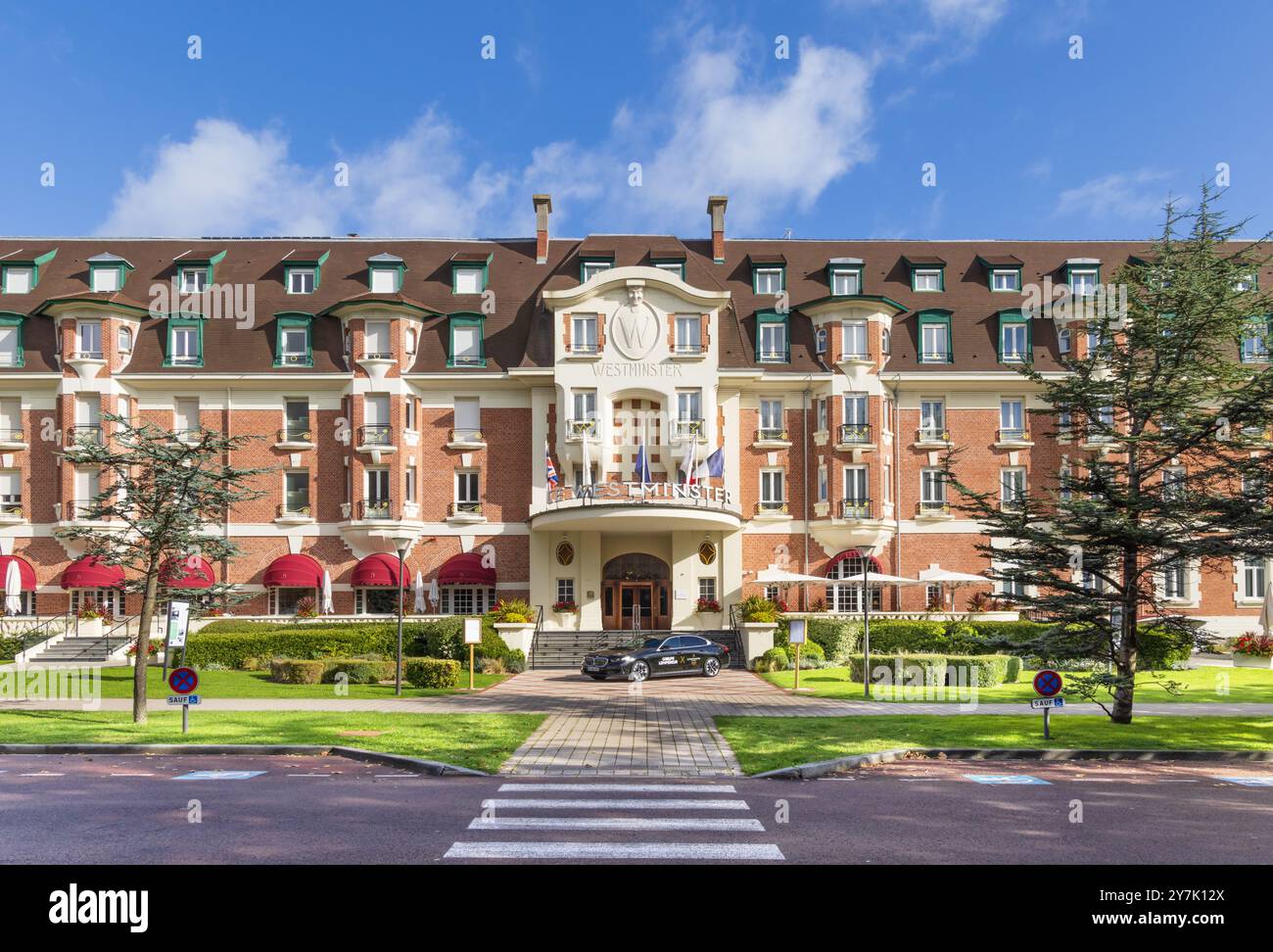Extérieur de l'hôtel Westminster. Le Touquet, France Banque D'Images