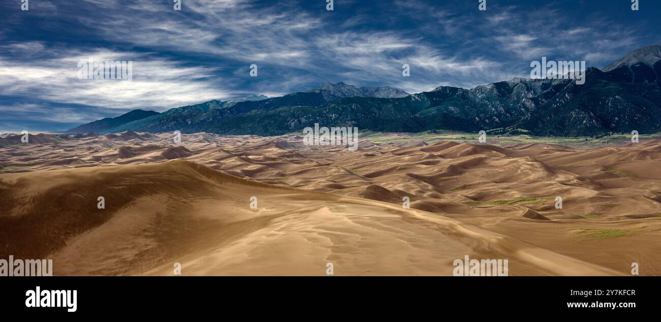 Monument national de Great Sands - Colorado Banque D'Images