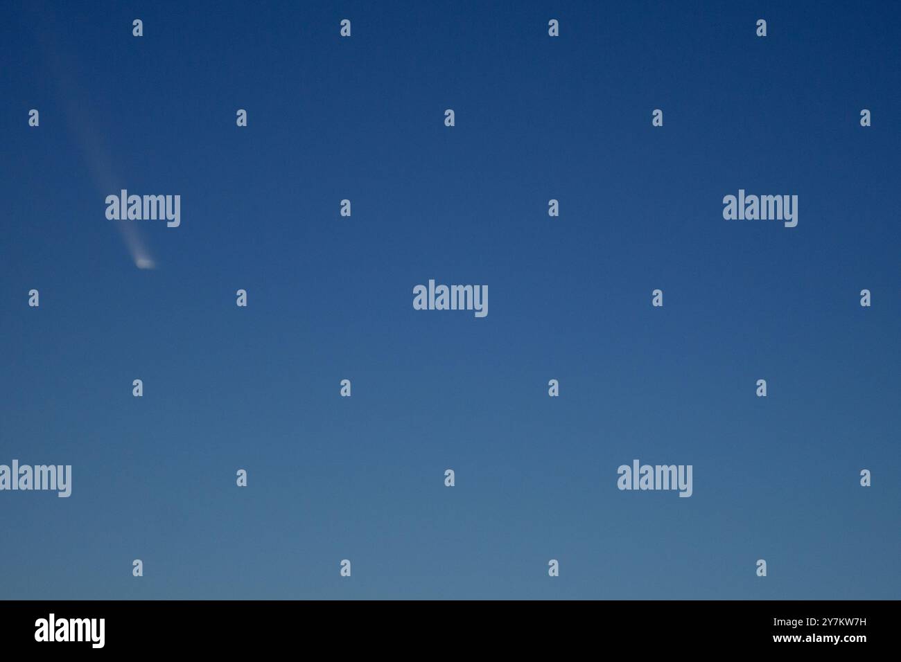 Cooma, Victoria, Australie, 1er octobre 2024 ; Comet, C/2023 A3 Tsuchinshan-ATLAS capturé dans le ciel tôt le matin environ une heure avant le lever du soleil crédit P.j.Hickox/Alamy Live News Banque D'Images