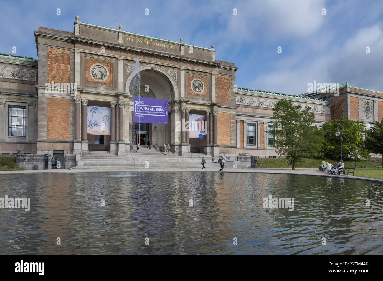 Entrée, State Museum of Art, Statens Museum for Kunst, SMK, National Gallery, Copenhague, Île de Zélande, Danemark, Europe Banque D'Images