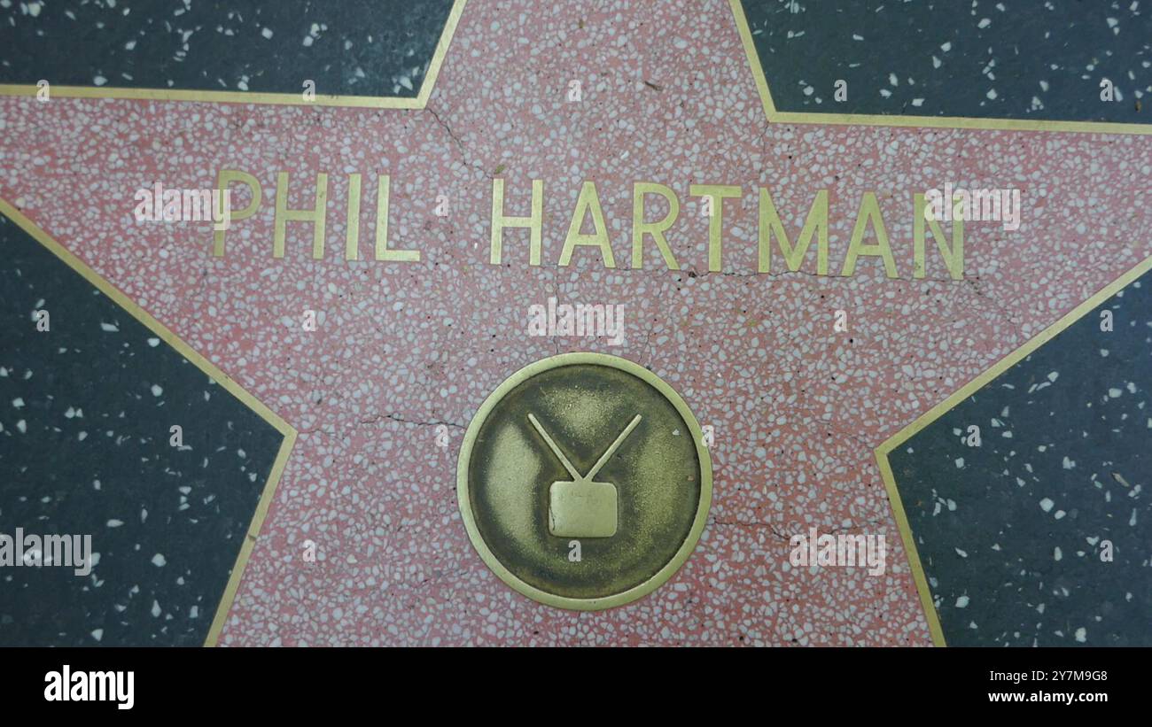 Los Angeles, Californie, USA 28 septembre 2024 le comédien Phil Hartman Hollywood Walk of Fame Star le 28 septembre 2024 à Los Angeles, Californie, USA. Photo de Barry King/Alamy Stock photo Banque D'Images