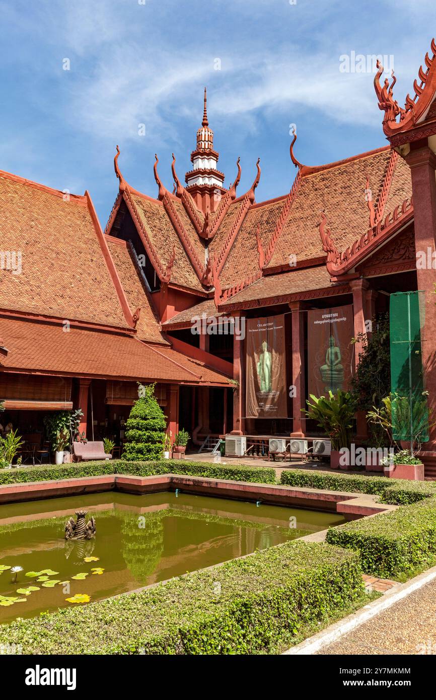 Musée national de CAMBODGE, Phnom Penh, Cambodge Banque D'Images