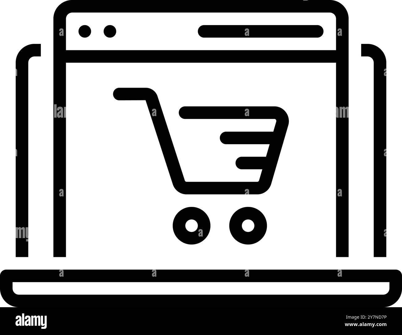 Icône pour e-commerce, site web Illustration de Vecteur