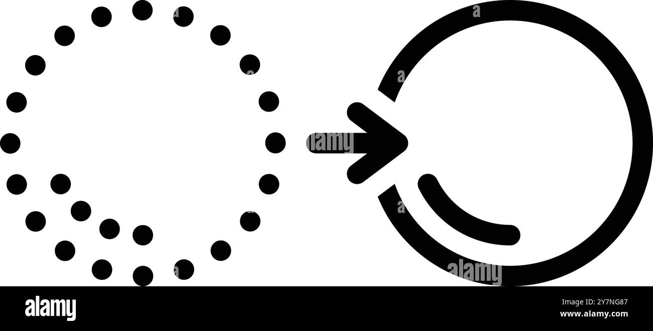 Icône de mouvement, mouvement Illustration de Vecteur