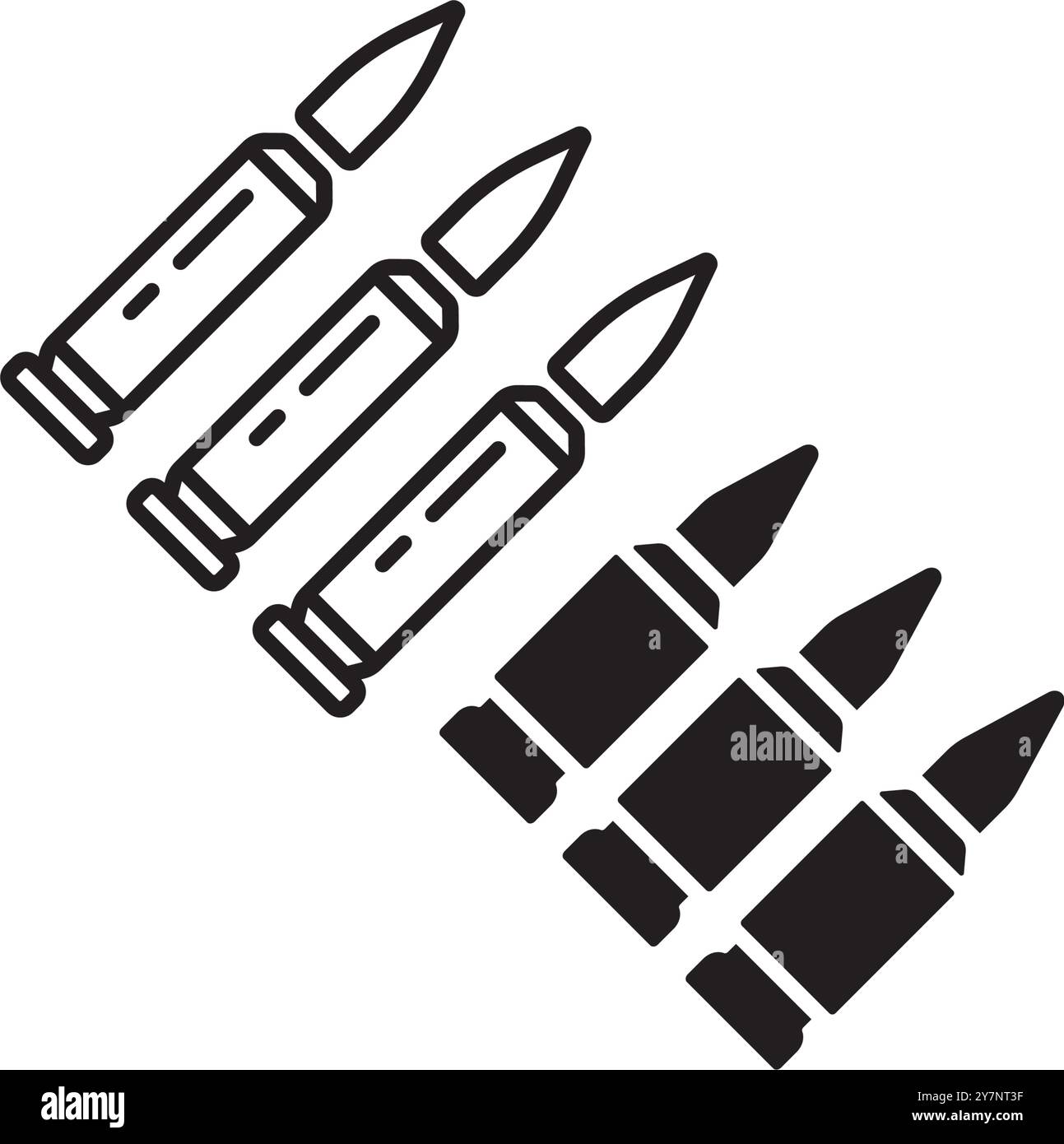 icône bullet vcetor illustration logo design Illustration de Vecteur